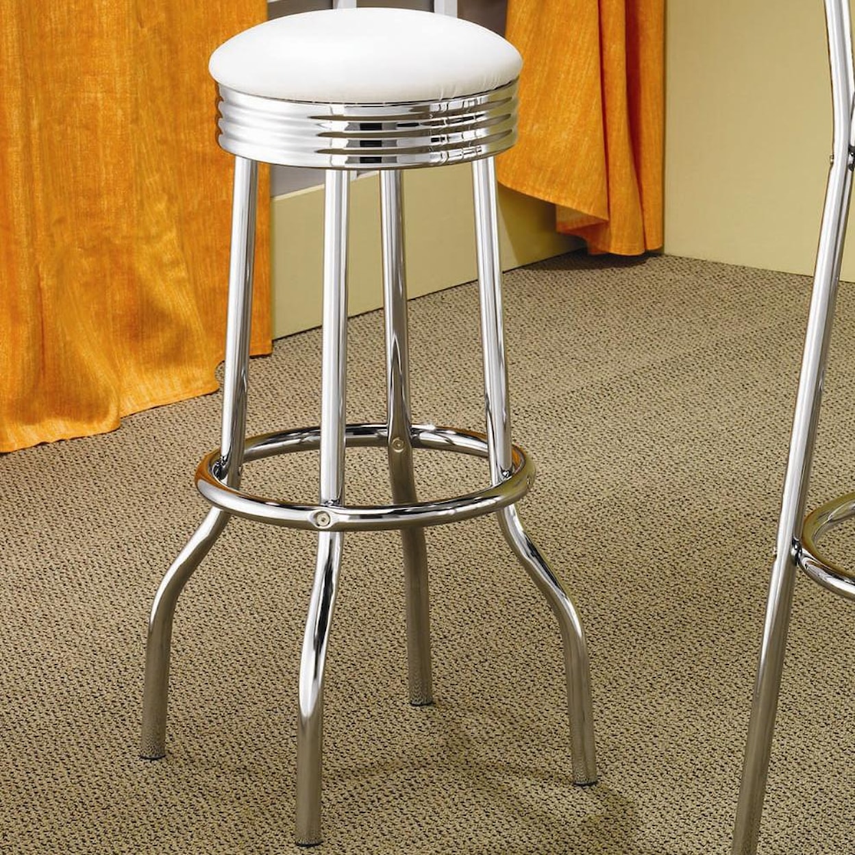 Coaster Cleveland Soda Fountain Bar Stool