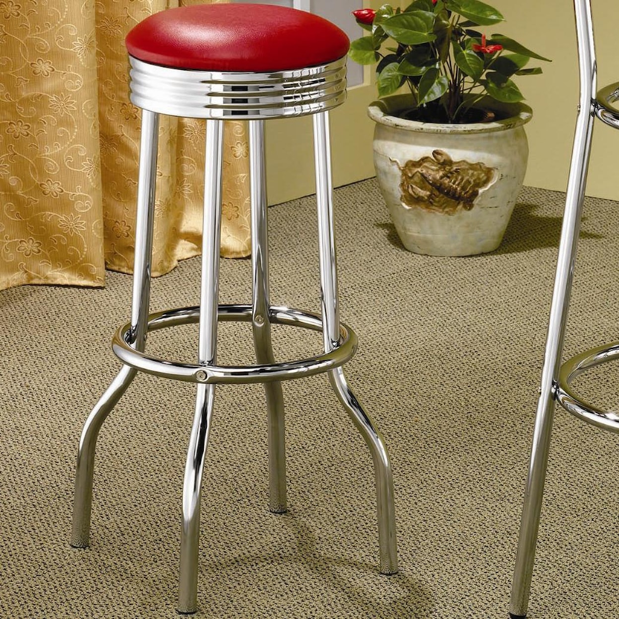 Coaster Cleveland Soda Fountain Bar Stool