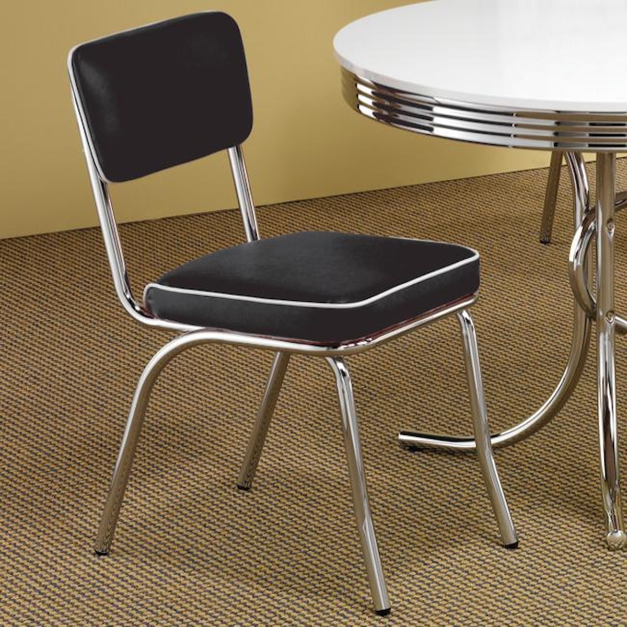 Coaster Cleveland Chrome Plated Side Chair