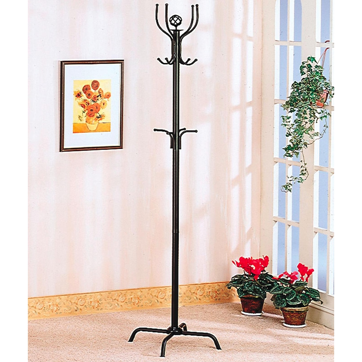 Coaster Coat Racks BLACK HALL TREE. |