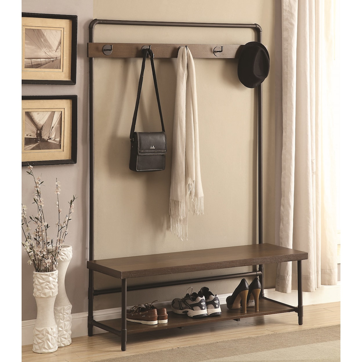 Coaster Coat Racks Hall Tree