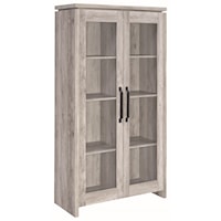 GREY 35.5 X 15.5 X 69 | CURIO CABINET