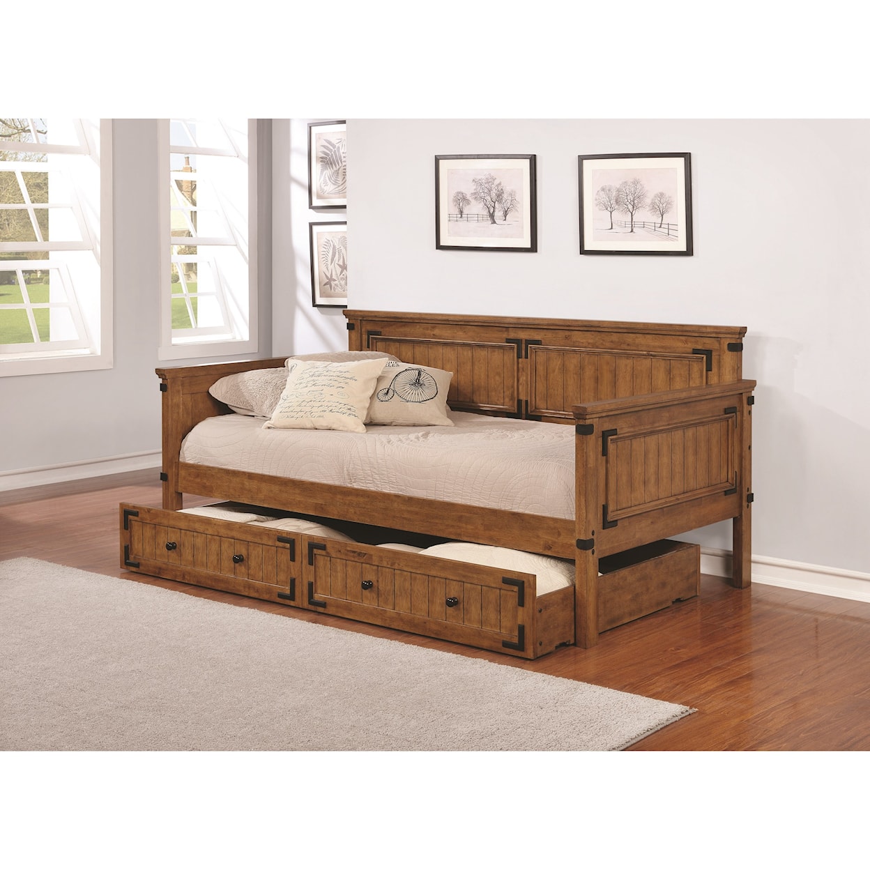 Coaster Daybeds by Coaster Daybed with Trundle