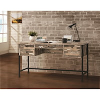Rustic Style Writing Desk with Drawers