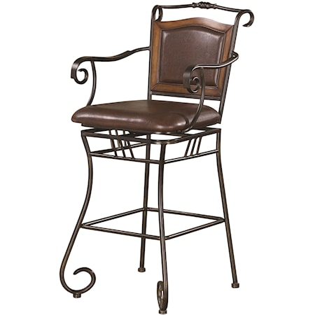 29" Metal Bar Stool