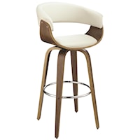 Contemporary Upholstered Bar Stool