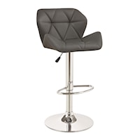 Adjustable Stool w/ Chrome Base