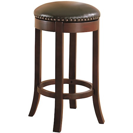 29" Swivel Bar Stool with Upholstered Seat