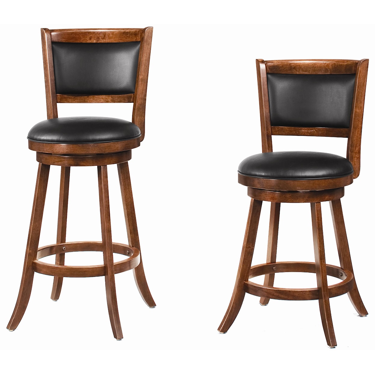 Coaster Furniture Dining Chairs and Bar Stools 24" Swivel Bar Stool with Upholstered Seat