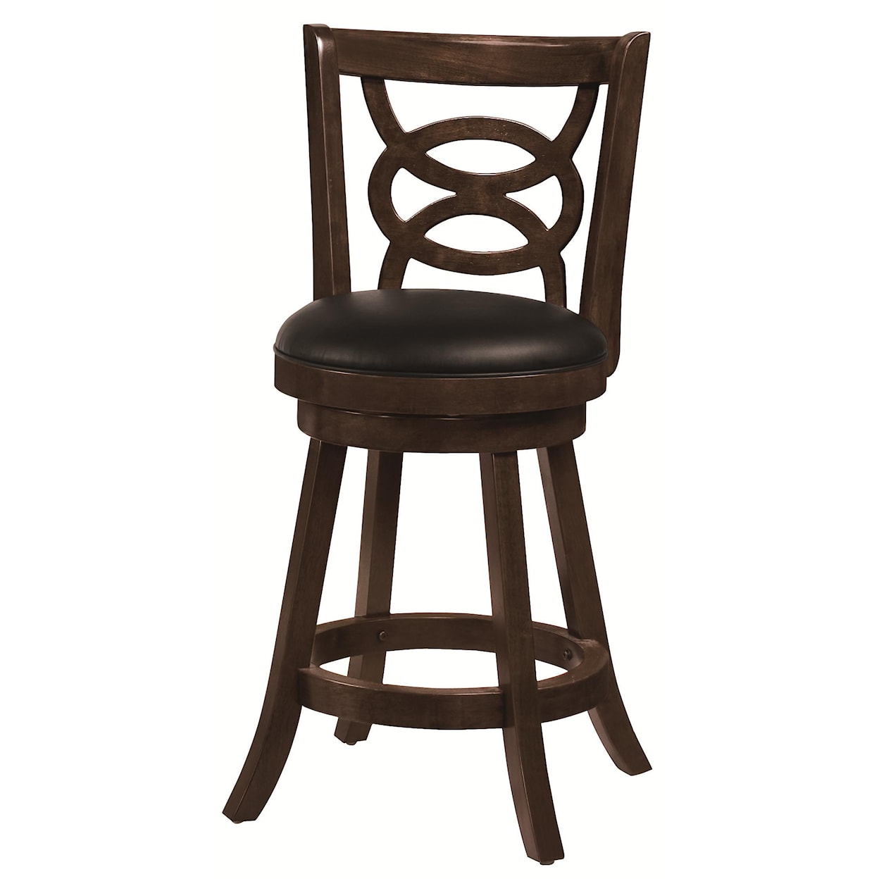 Coaster Dining Chairs and Bar Stools 24" Swivel Bar Stool with Upholstered Seat