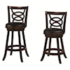 Michael Alan CSR Select Dining Chairs and Bar Stools 24" Swivel Bar Stool with Upholstered Seat