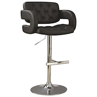 29" Contemporary Adjustable Height Barstool