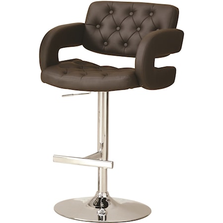 29" Contemporary Adjustable Height Barstool