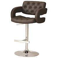 29" Contemporary Adjustable Height Barstool