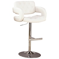 29" Contemporary Adjustable Height Barstool