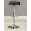 Coaster Dining Chairs and Bar Stools BLACK & CHROME NO BACK STOOL |