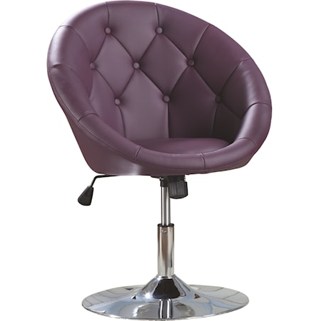 Swivel Chair (Purple)