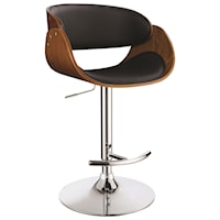 Contemporary Adjustable Bar Stool