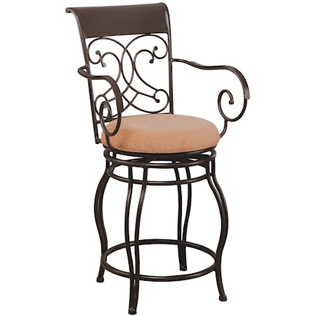 24" Metal Bar Stool