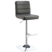 Adjustable Upholstered Bar Stool