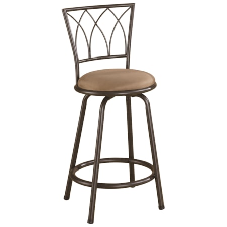 24" Metal Bar Stool