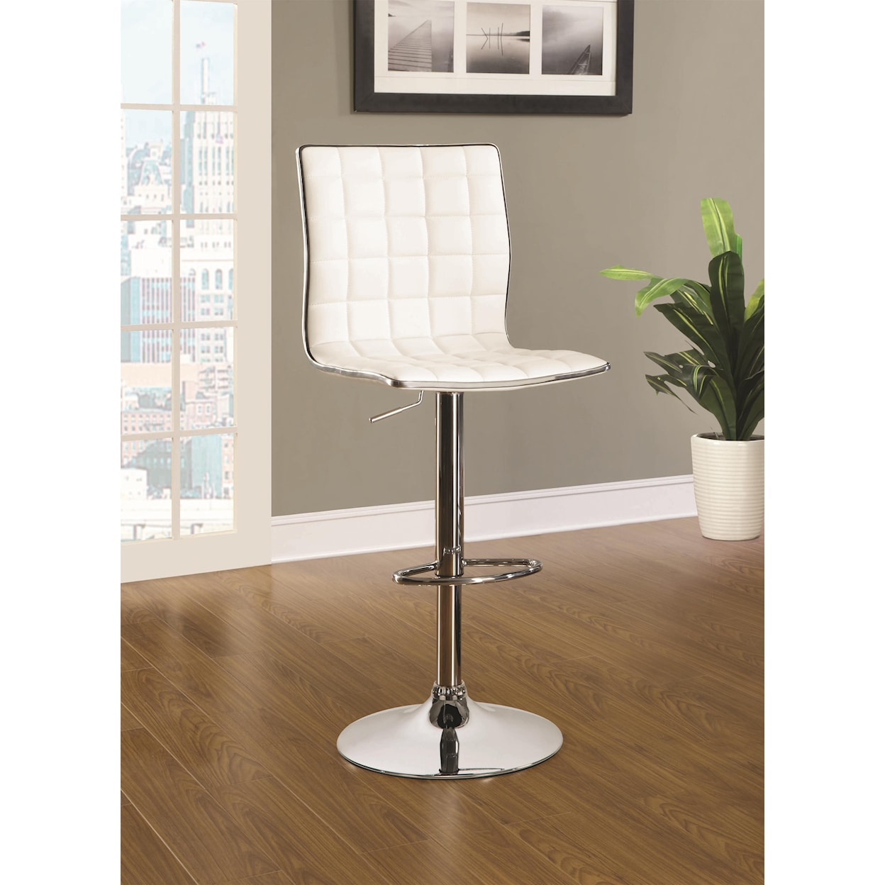 Coaster Dining Chairs and Bar Stools Adjustable Bar Stool