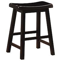 24" Wooden Bar Stool