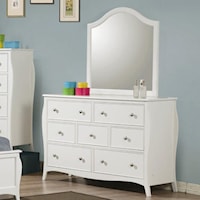 Drawer Dresser with Mirror