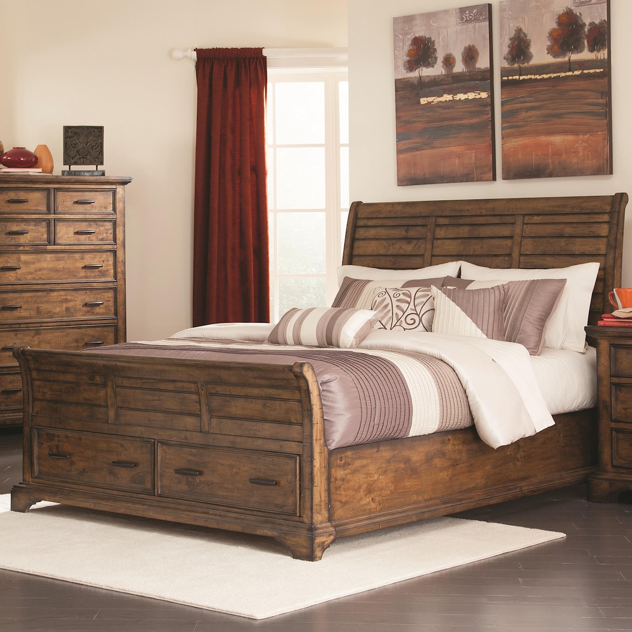 Michael Alan CSR Select Elk Grove King Sleigh Bed