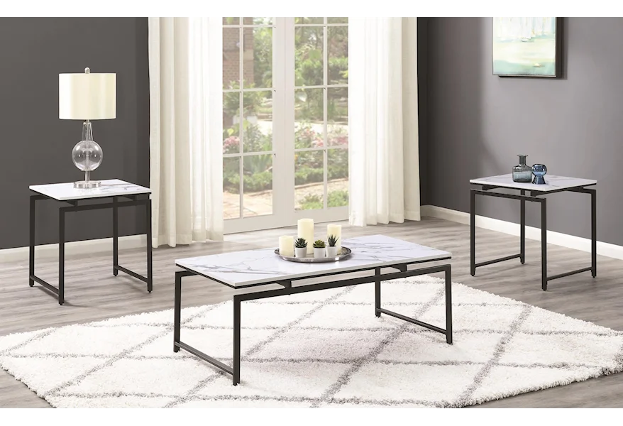 Essence 3 Piece Occasional Set by Coaster at HomeWorld Furniture