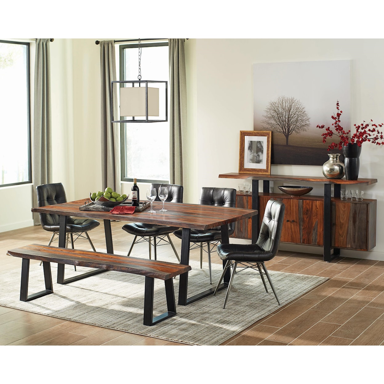 Coaster Everyday Ditman Rustic Dining Table