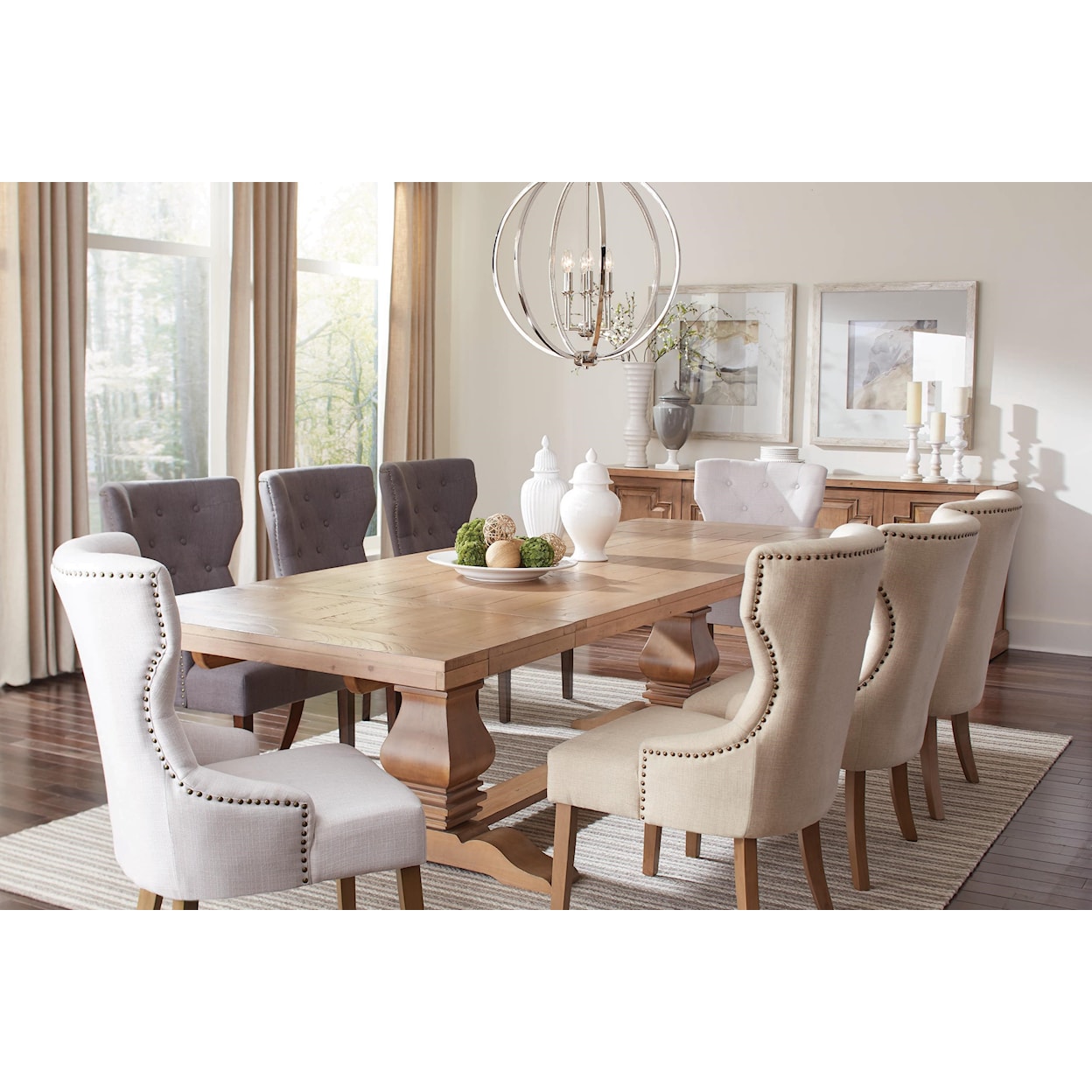 Coaster Florence 9-Piece Dining Set