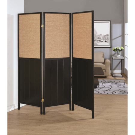 Three Panel Folding Screen
