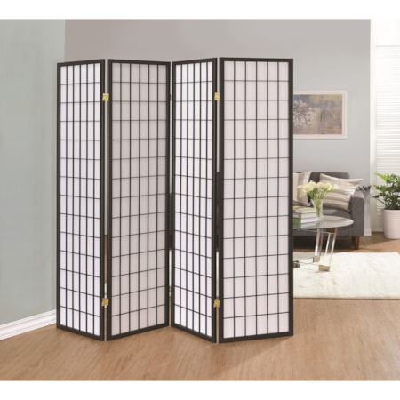 Four Panel Folding Screen