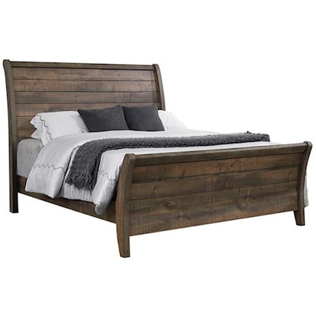 Queen  Sleigh Bed