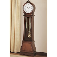 Brown Traditional Grandfather Clock with Chime