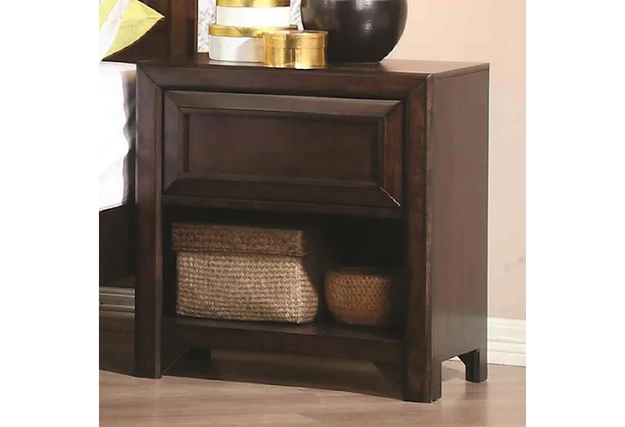 Greenough Nightstand by Coaster at Lapeer Furniture & Mattress Center