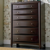 Contemporary 6 Drawer Chest