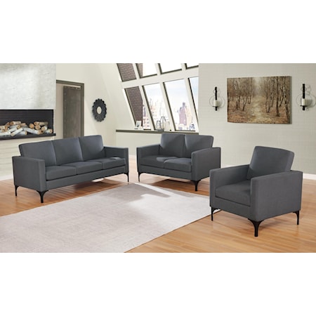 3-Piece Set Sofa/Loveseat/Chair