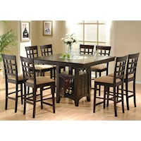 9 Piece Counter Height Dining Set