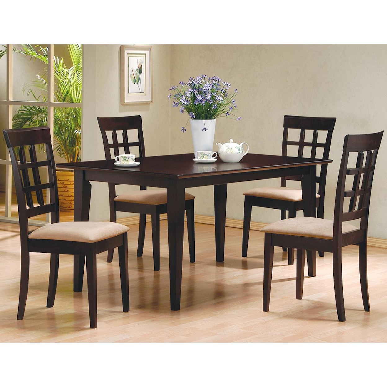 Coaster Mix & Match 5pc Dining Room Group