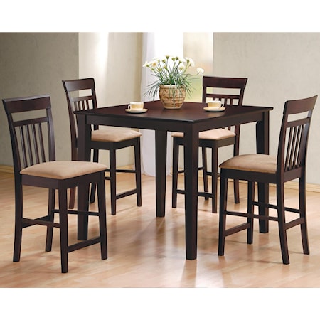 5 Piece Counter Height Dining Set