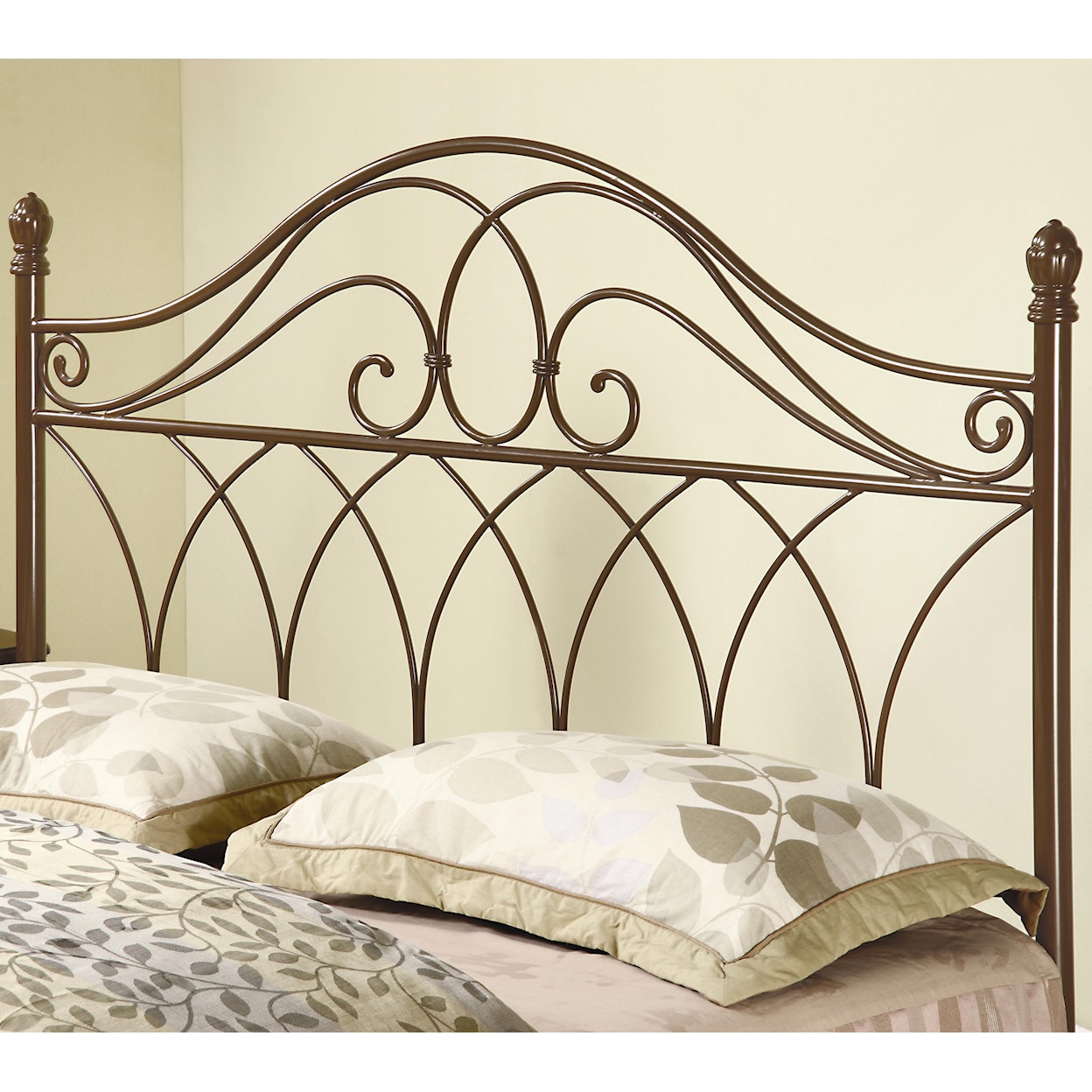 Michael Alan CSR Select Iron Beds and Headboards Full/Queen Brown Metal Headboard