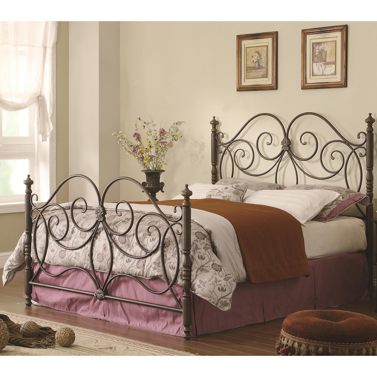 Coaster Iron Beds and Headboards King Iron Bed