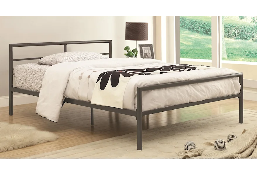 Iron Beds and Headboards Full Fisher Bed by Coaster at Z & R Furniture