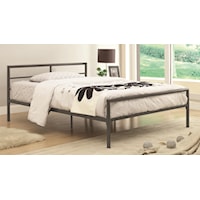 Fisher Twin Bed with Sleek Lines