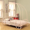Michael Alan CSR Select Iron Beds and Headboards Twin Canopy Bed