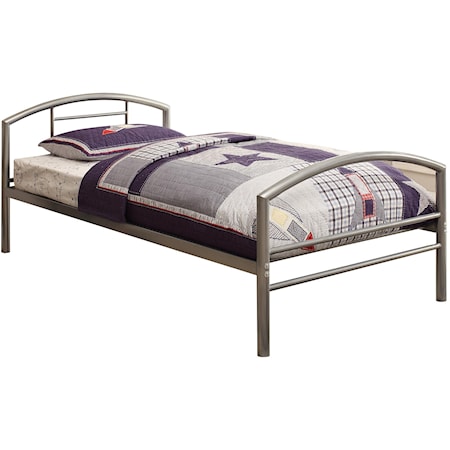 BAINES SILVER TWIN BED |
