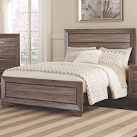 Queen Bed with Panel Design