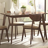 Dining Table with Angled Legs